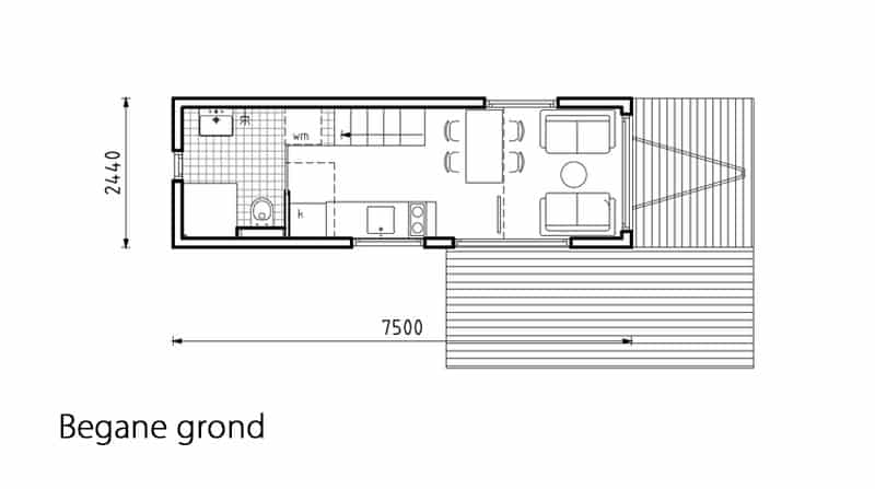 Brabantse-wal-tiny-house-plattegrond-begane-grond